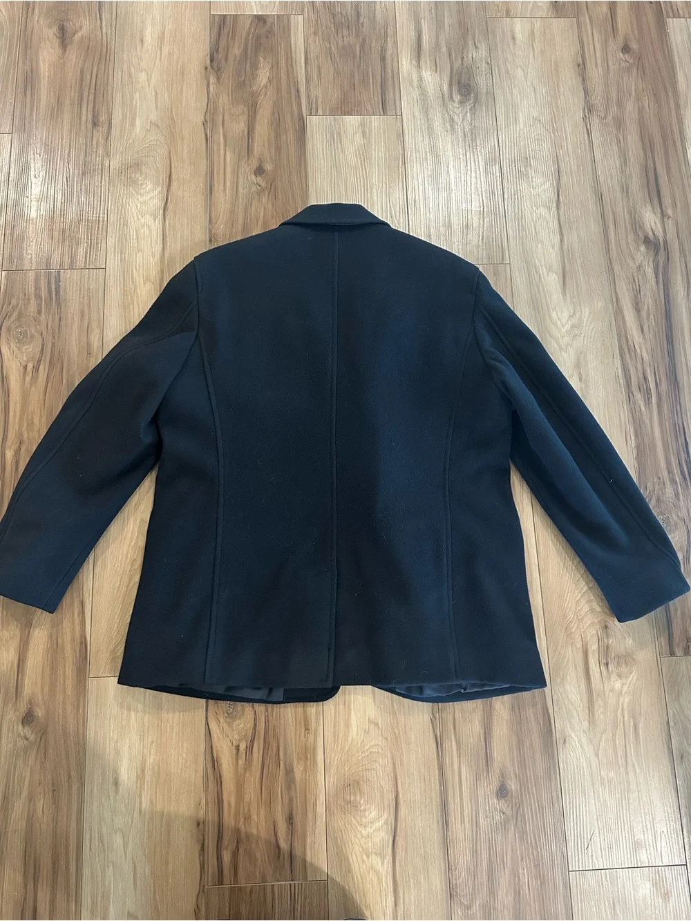 Burberry Men’s Black wool/cashmere Blend coat XXL